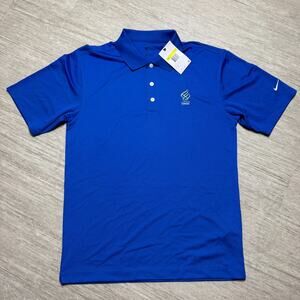 OHSU Oregon Nike Polo Shirt NWT Mens S Blue Short Sleeve Workwear